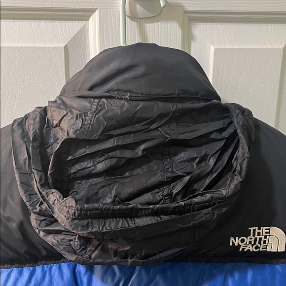 The North Face Black and Blue Down Jacket - Picture 8 of 10